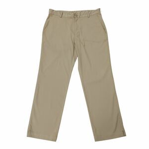 Nike Golf Pants Mens 34x30 Tan Flat Front Straight Leg Lightweight Performance